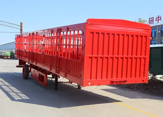 Three-axle 60-ton warehouse grid semi-trailer