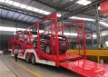 Two-axle 8 car transport semi-trailer