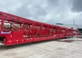 Three-axle car Carrier transport semi-trailer