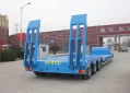 Three-line six-axle low-bed semi-trailer