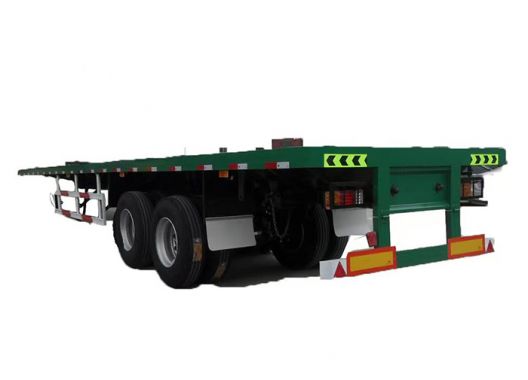Two-axle Container Flatbed Semi-trailer