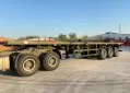 3 Axle flatbed Container Semi Trailer