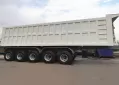 Five-Axle Back Flip Dump Semi-Trailer