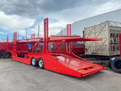 Customized trailer for transporting 7 cars in Australia